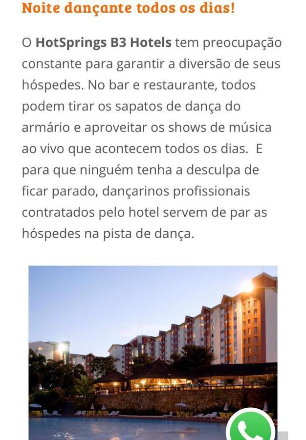 Hot Springs Hotel Caldas Novas-Flat Vip ภายนอก รูปภาพ